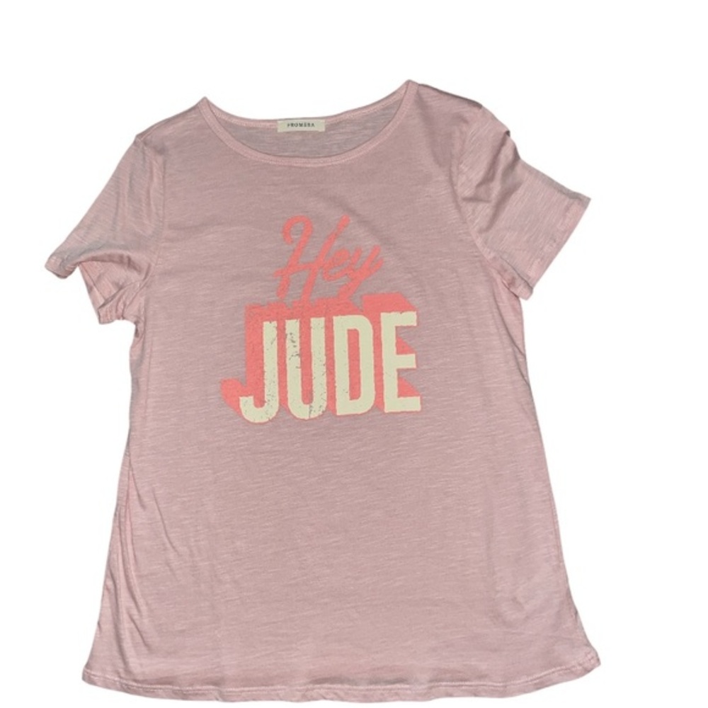 Promesa โHey Jude" The Beatles Graphic T-shirt